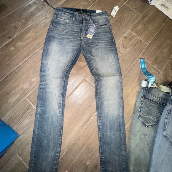 - JORDAN CRAIG ROSS LEGACY EDITION MENS SKINNY JEAN BLIE WASH 30/32 - Picture 4 of 7